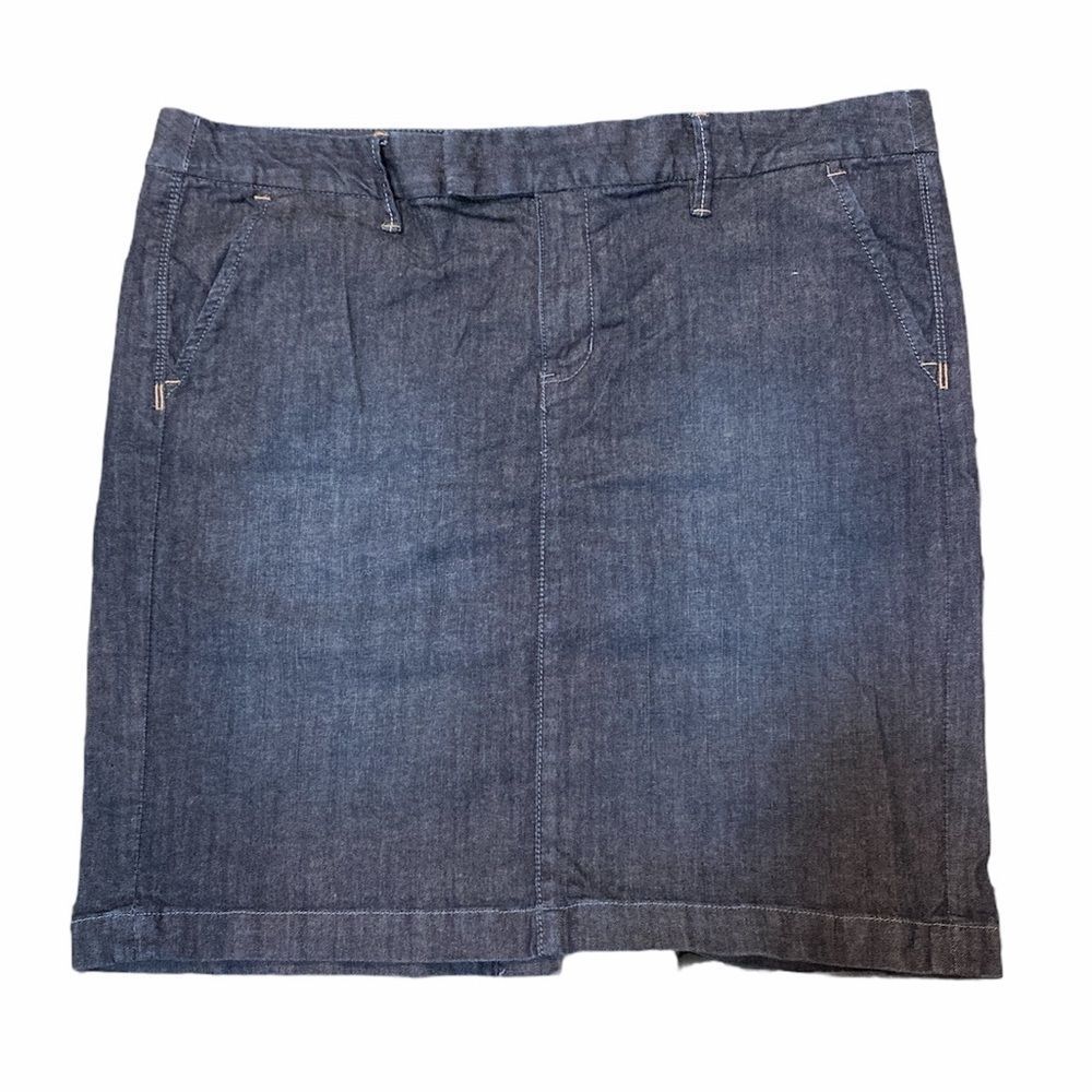 Converse denim mini skirt